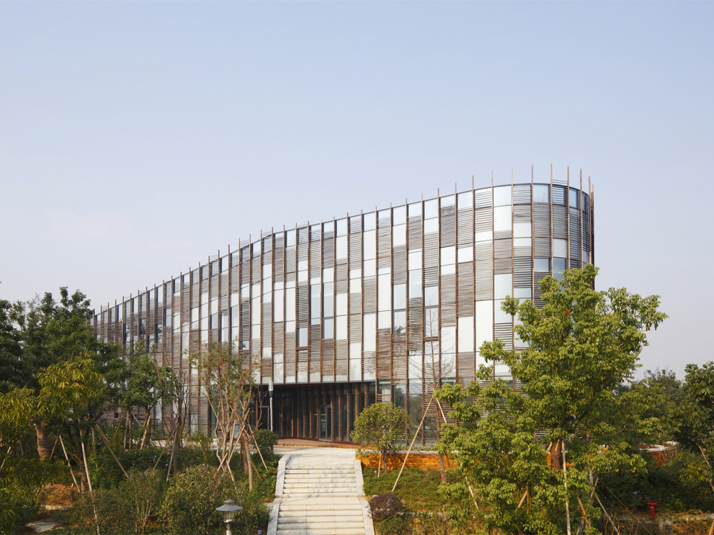 杭州西溪湿地游客中心——绿色建筑的典范