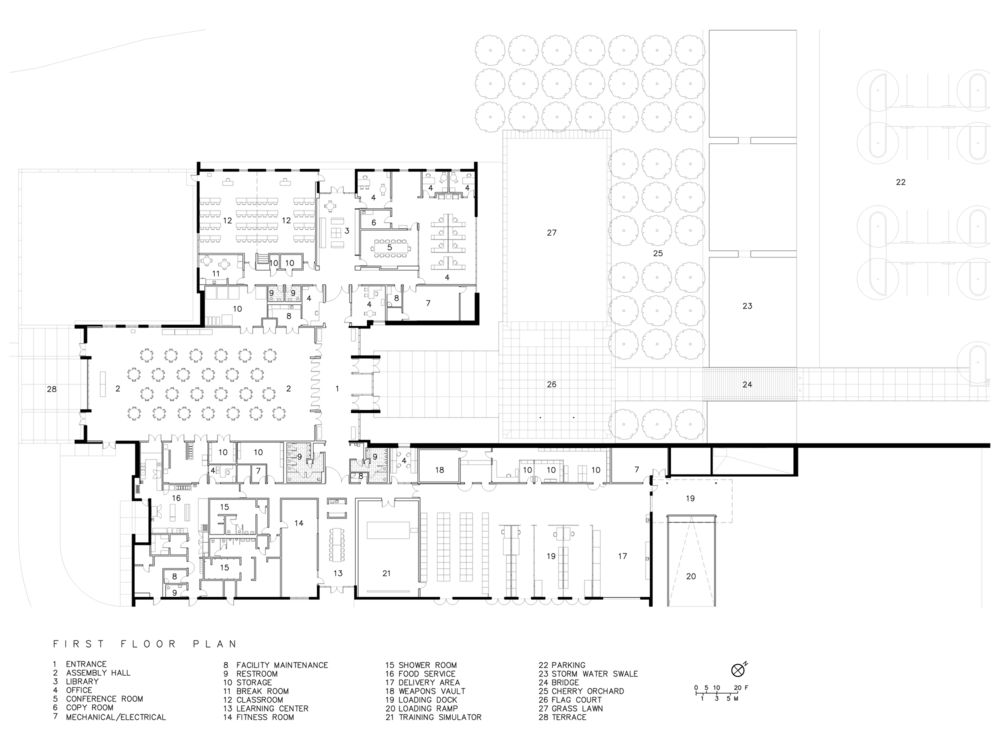Hacker Architects 打造绿色安全堡垒 | Oregon Military Department 的 Colonel Nesmith Readiness Center