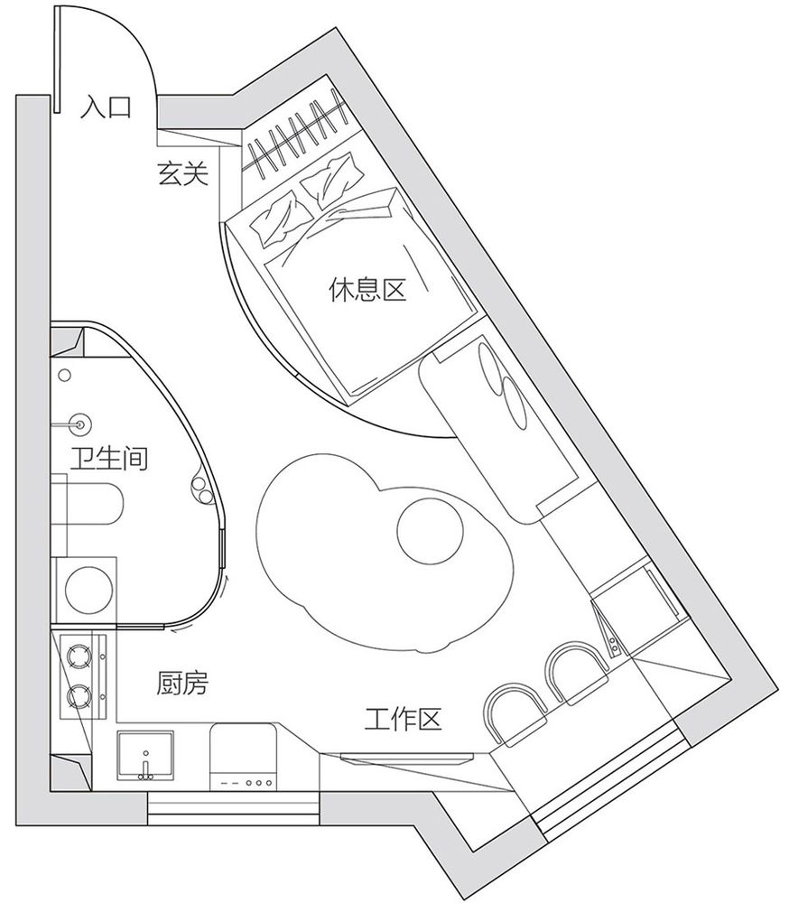 微居 | 极小户型住宅的奇趣变身