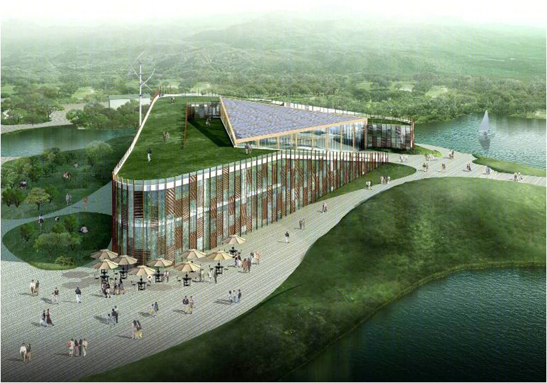 杭州西溪湿地游客中心——绿色建筑的典范