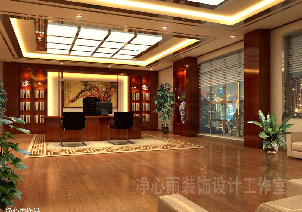 廊坊奥瑞拓石油机械公司现代中式办公楼设计