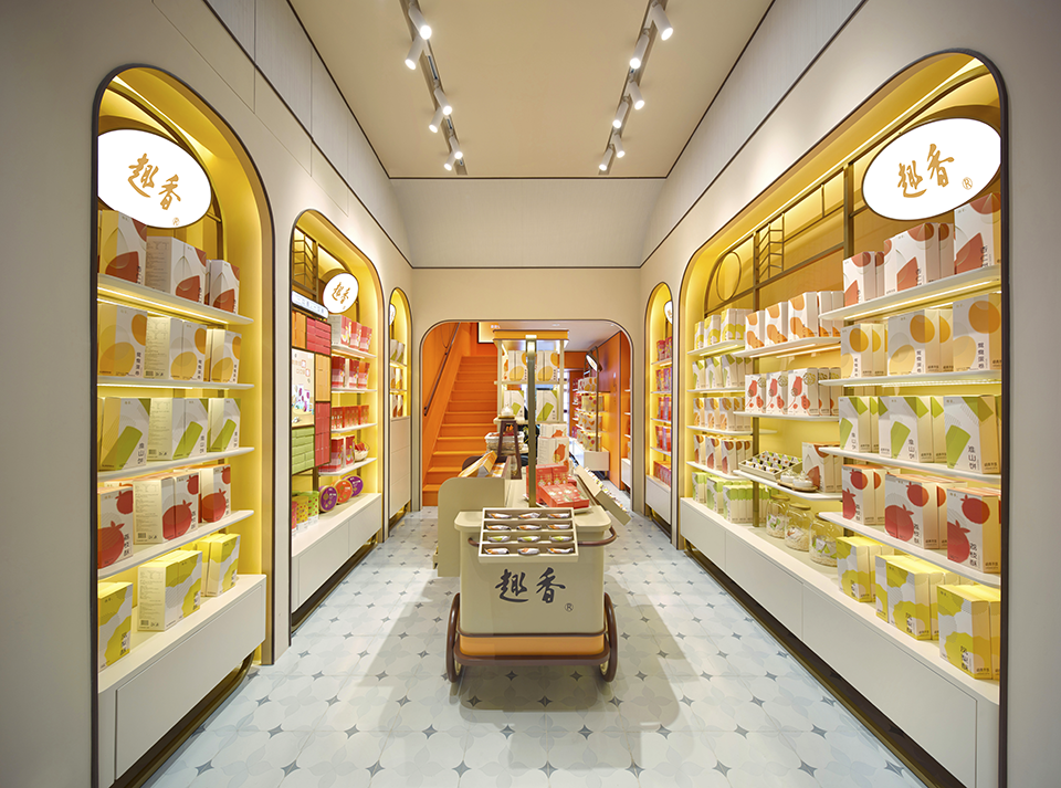 广州趣香饼家糕点店——老字号新活力，传统融合现代设计