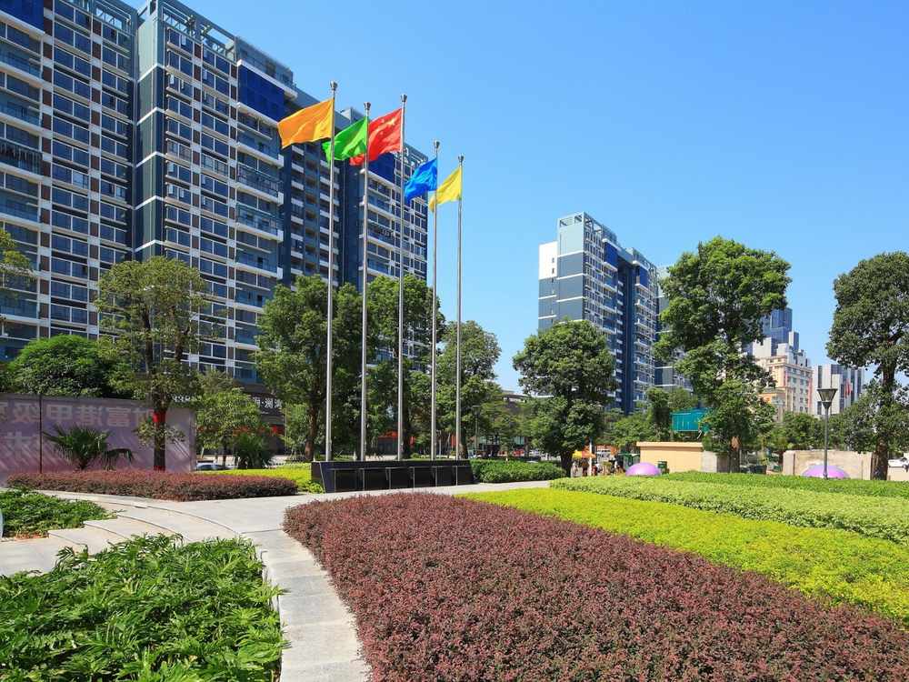 深圳宝安财富港住宅景观 | 人性化设计的多功能性空间