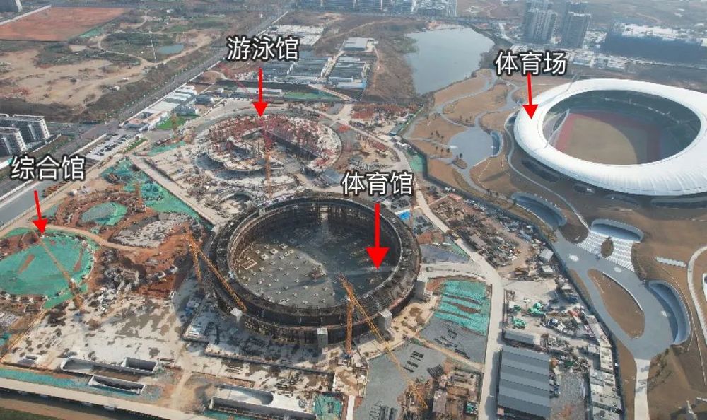 马岩松MAD设计衢州体育公园 融入自然景观的覆土建筑群