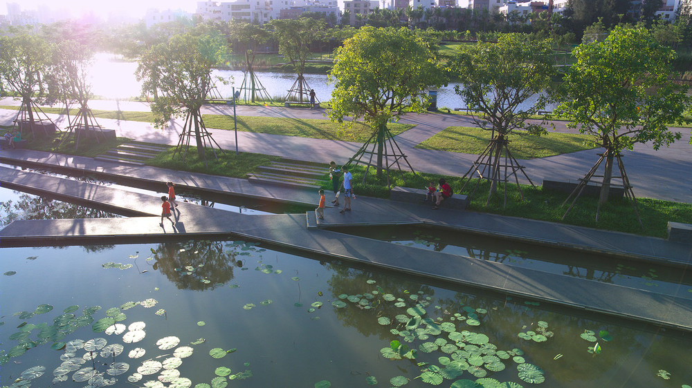 海口美舍河凤翔公园——海绵城市理念的生态景观设计