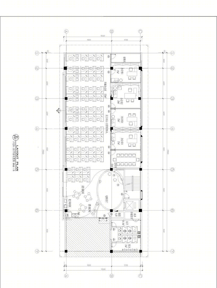 深圳九新药业现代环保办公空间