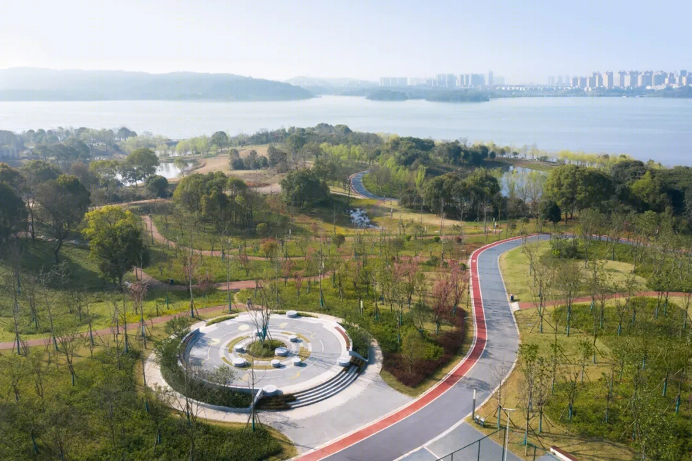 湖南岳阳赊月公园 | 融合山水与湘楚文化的生态景观设计
