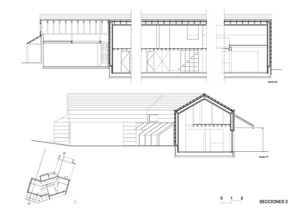 西班牙 Cachóns 被动式住宅 | 农村景观中的绿色建筑