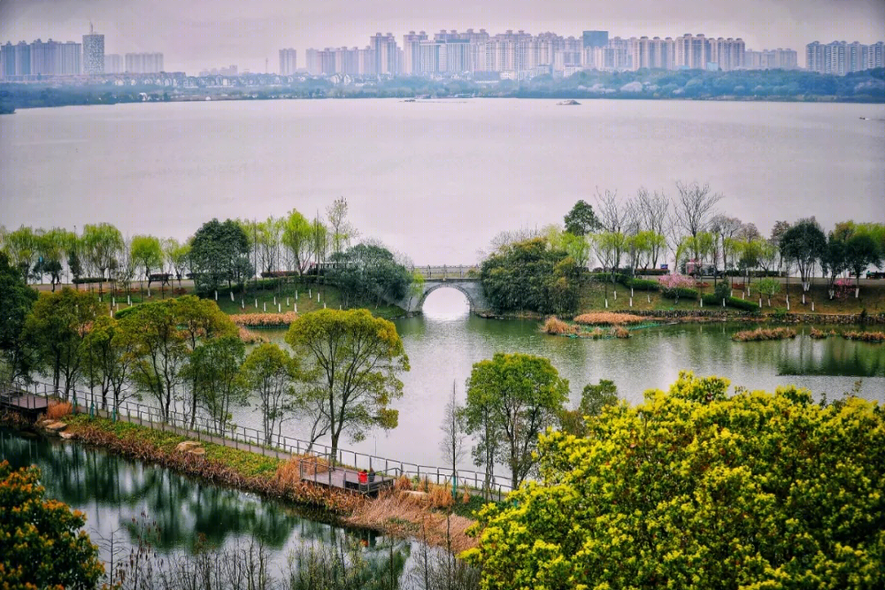 湖南岳阳赊月公园 | 融合山水与湘楚文化的生态景观设计