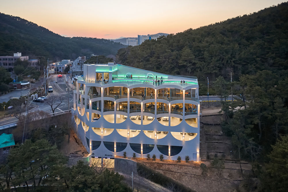 Sense of the Sea Café | 韩国 Busan 海岸半圆形建筑设计