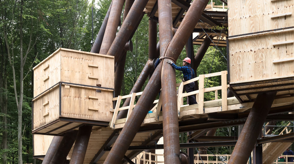 加拿大 AZ 奖获奖作品 | Camp Adventure Park 森林塔 - 树顶漫步新体验