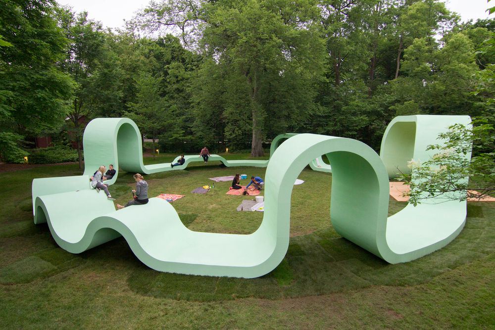Rounds Theater Pavilion | 突破传统的临时户外表演场地设计