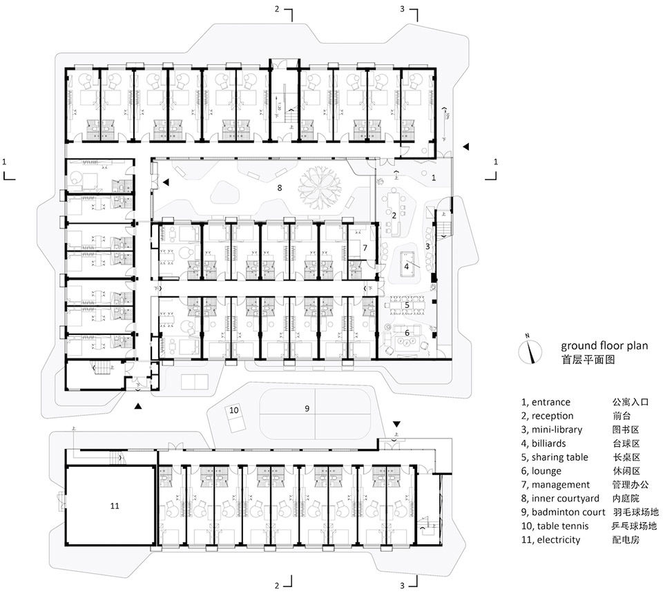 烟台春晖路青年公寓 | 海滨城市中的共享社区