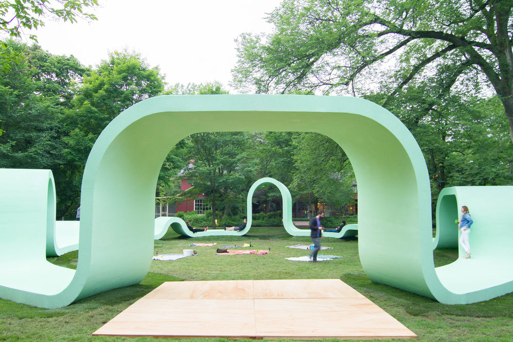 Rounds Theater Pavilion | 突破传统的临时户外表演场地设计