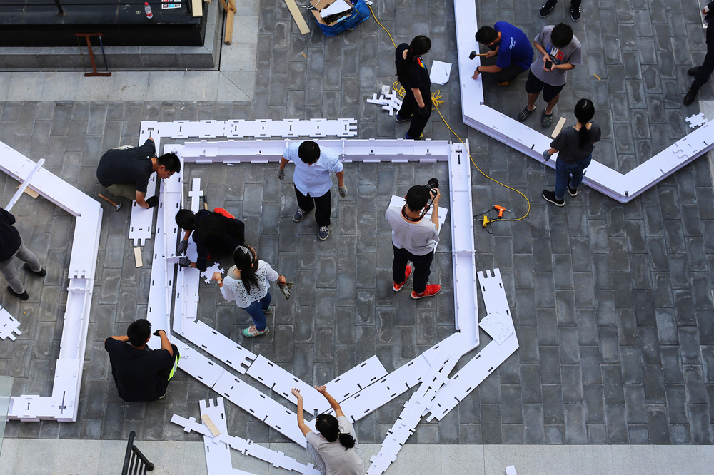 度态建筑北京 WikiHouse 展棚 | 快速搭建、开源设计