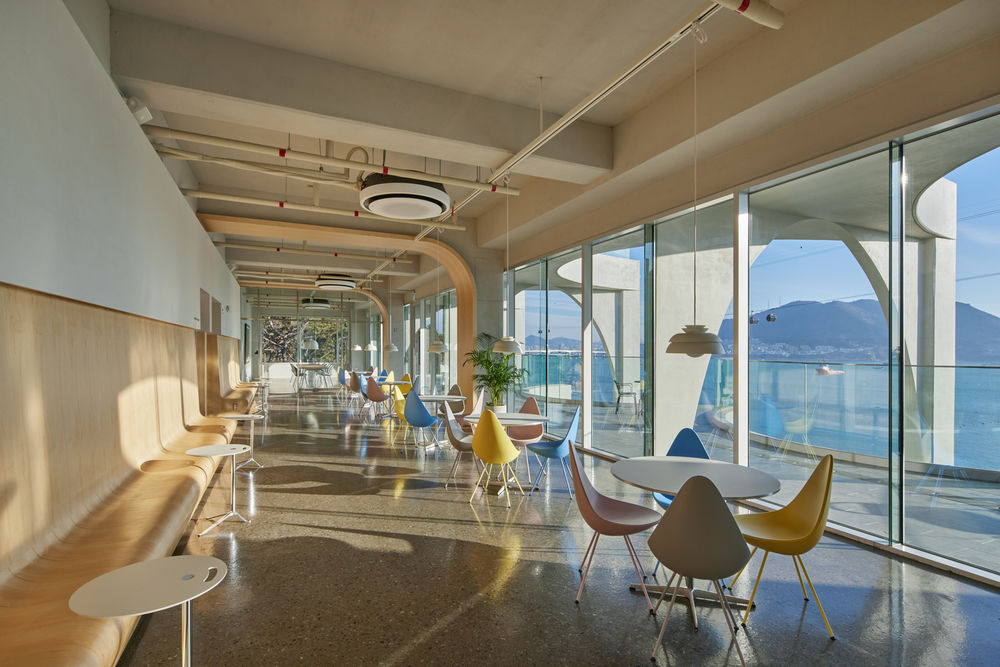 Sense of the Sea Café | 韩国 Busan 海岸半圆形建筑设计