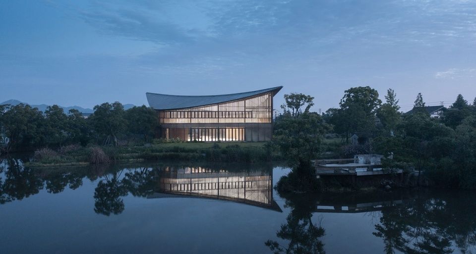 中国台州四叶草堂 | 行望居游式扁舟建筑，江南水乡墨画意境