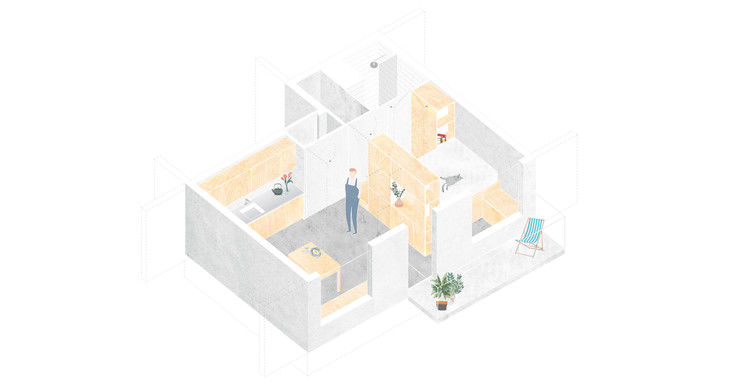 极简小屋，宽敞宜居