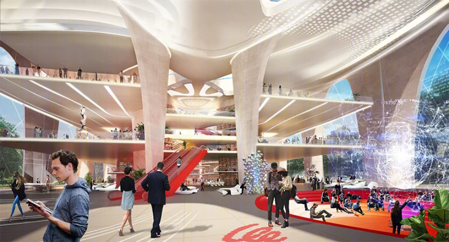 伊斯坦布尔技术大学图书馆 | 流动的有机知识空间