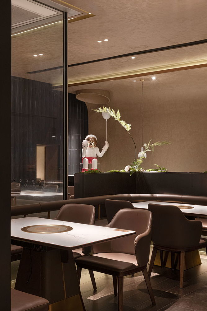 领鲜天下火锅店 | 艺术与科技的完美融合