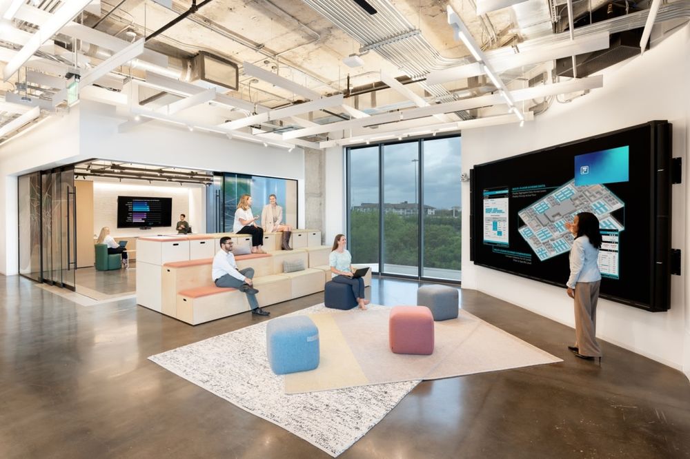 Gensler 设计 Chevron 休斯顿办公室，展现科技与网络主题