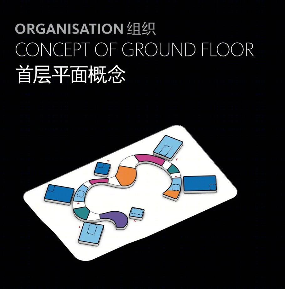 上海临港新片区创新魔坊 | 曲水流觞式连廊设计，引领创新协同新潮流
