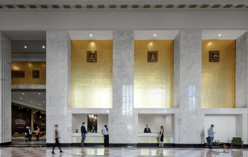 Gensler 重塑芝加哥地标建筑 | The Post Office 办公楼奢华配套空间