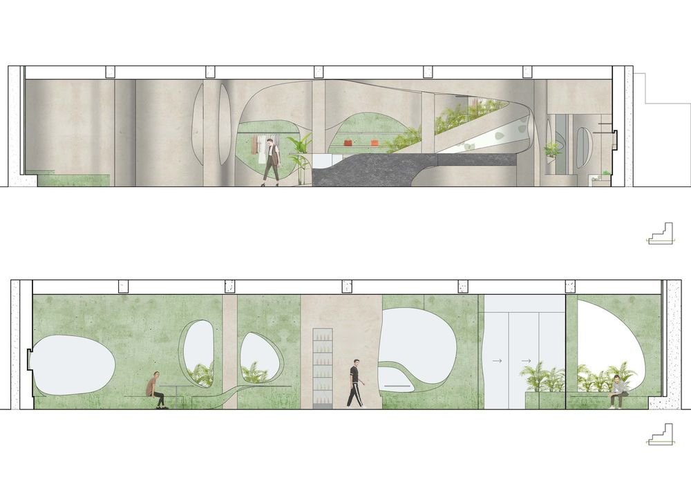 NYPE 咖啡店 | 绿色植物打造宁静空间