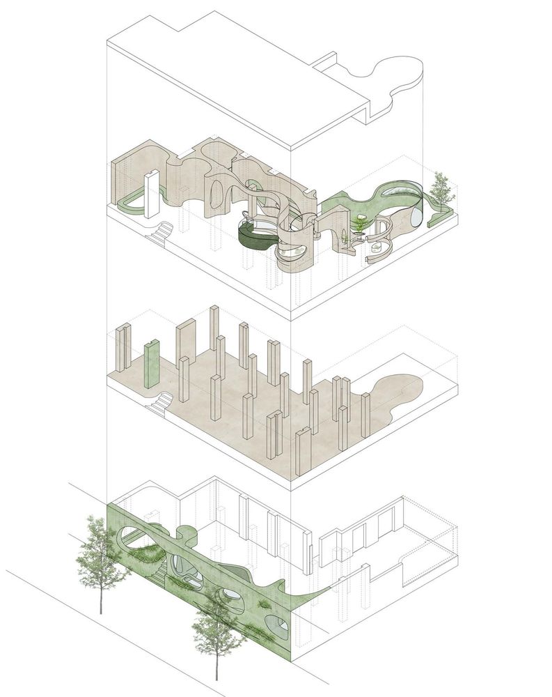 NYPE 咖啡店 | 绿色植物打造宁静空间