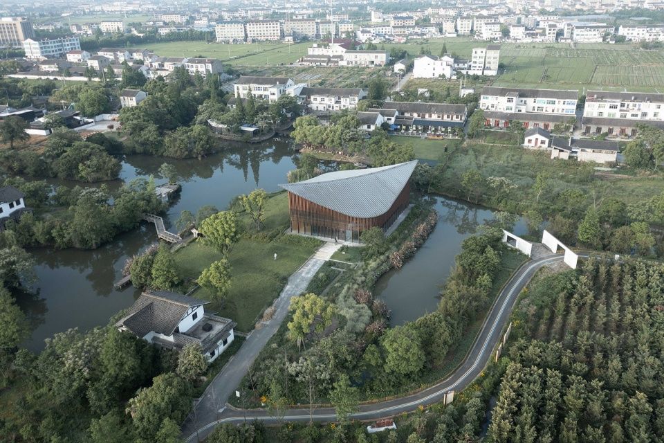 中国台州四叶草堂 | 行望居游式扁舟建筑，江南水乡墨画意境