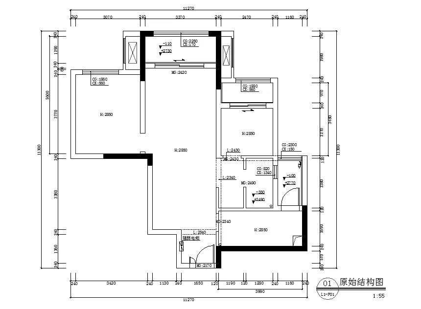 重庆妹子 20 万打造 70 平现代简约风家居，隐形门设计成亮点