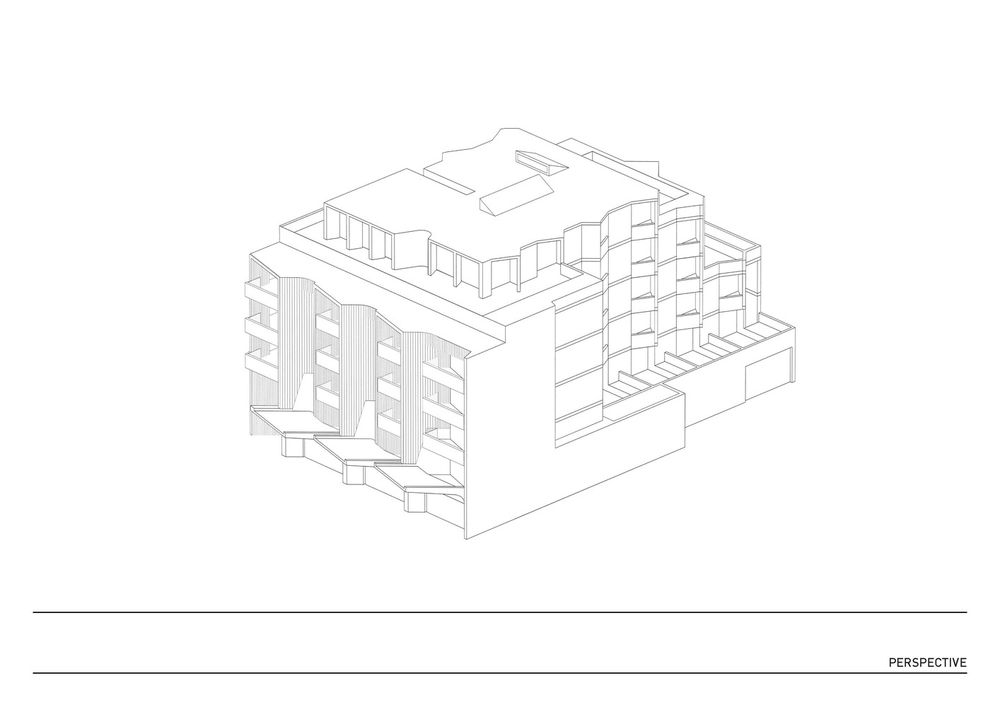 悉尼邦迪海滩的雕塑建筑 | Pipi 住宅楼