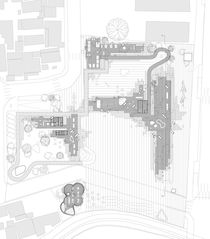 韩国孙川艺术平台 | 吉勒·雷辛建筑的木材创新应用