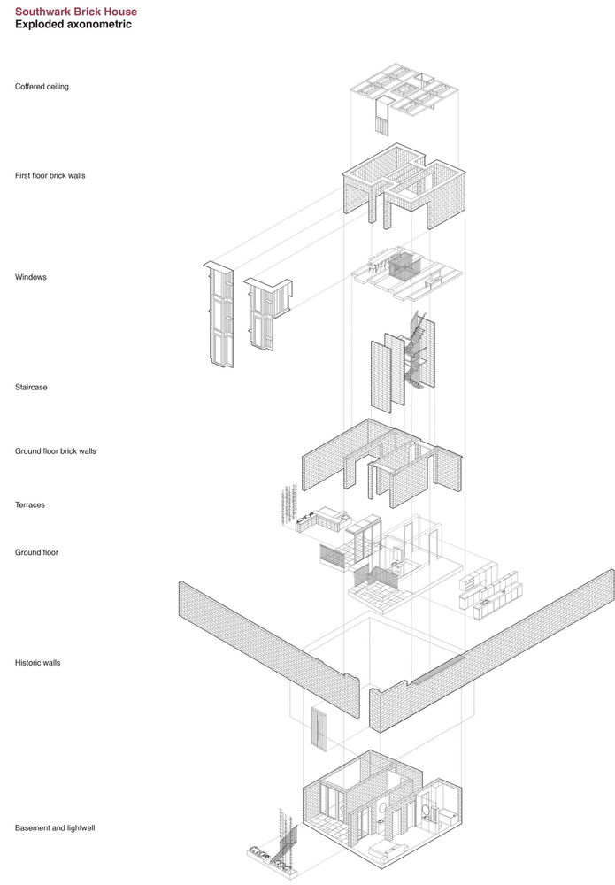 Southwark Brick House | 旧砖墙与新木纹的完美融合