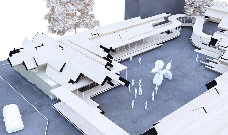 韩国孙川艺术平台 | 吉勒·雷辛建筑的木材创新应用
