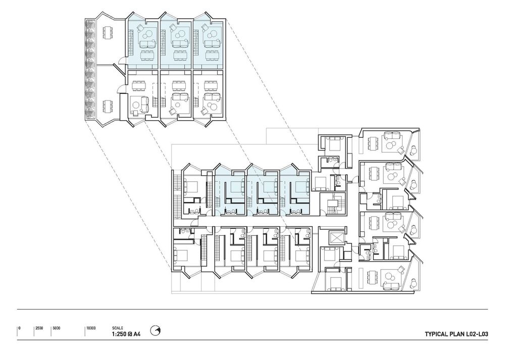 悉尼邦迪海滩的雕塑建筑 | Pipi 住宅楼