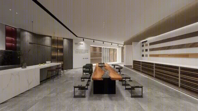 大自然木地板展厅 | 原木侘寂风，宁静自然的商业空间