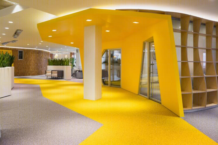 莫斯科 Yandex 总部办公室，科技与艺术的完美融合