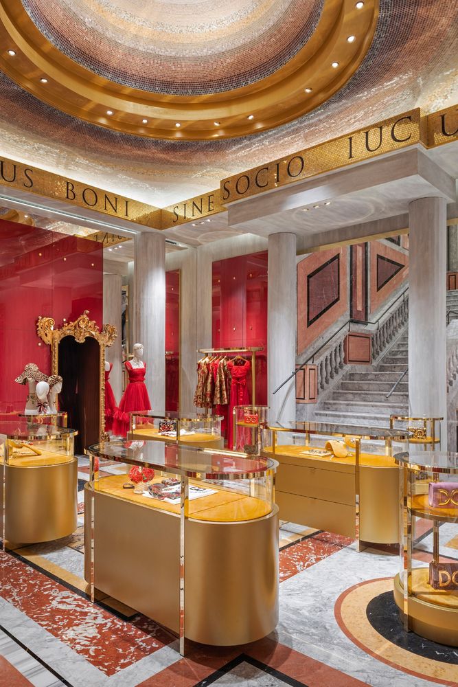 罗马永恒之城，Dolce & Gabbana 旗舰店室内设计解读