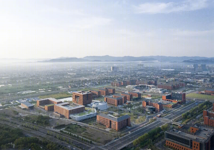 宁波大学科技学院 | 从地下通道到下沉广场的校园空间重构