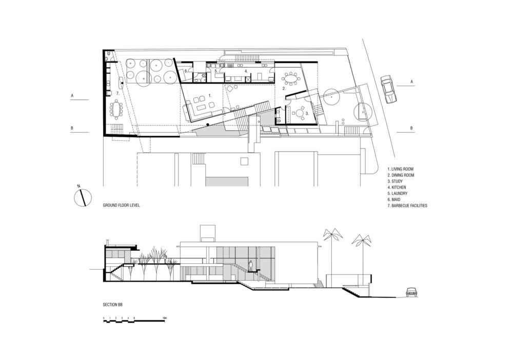米兰之家旁的 Acayaba Elito House