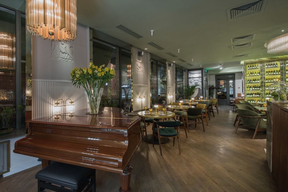 莫斯科时尚巴黎风格小酒馆 Geraldine Neo-bistro 的室内设计亮点