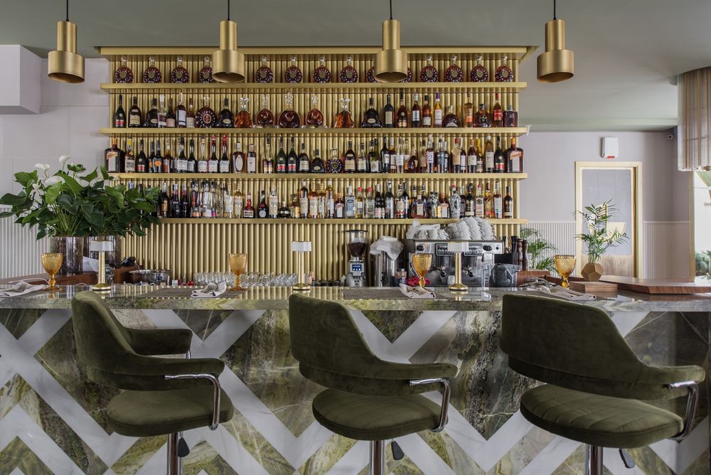 莫斯科时尚巴黎风格小酒馆 Geraldine Neo-bistro 的室内设计亮点