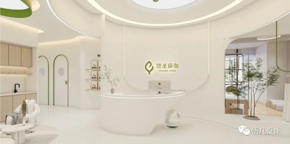 一线瑜 | 广州高端瑜伽馆的灰白极简设计魅力