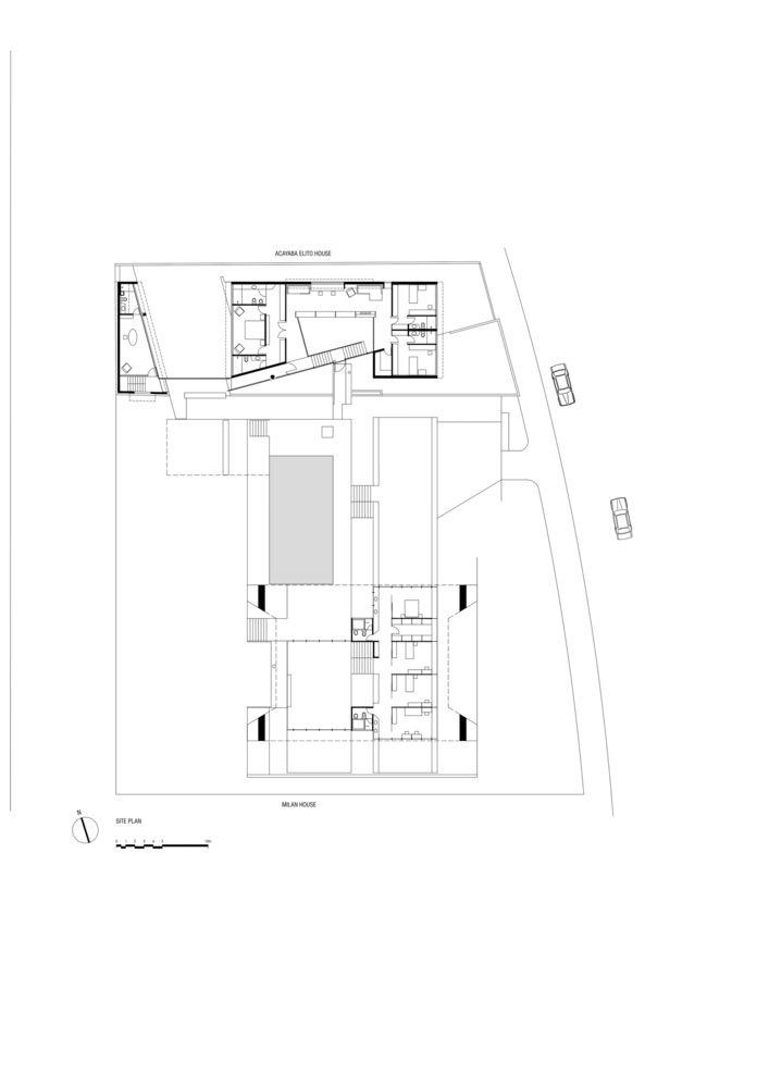 米兰之家旁的 Acayaba Elito House