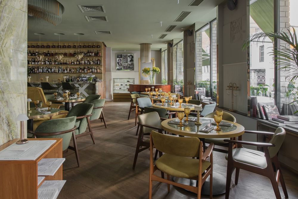 莫斯科时尚巴黎风格小酒馆 Geraldine Neo-bistro 的室内设计亮点
