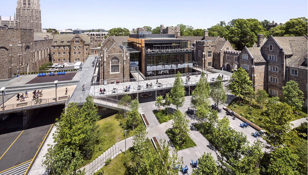 杜克大学西校区景观 | 绿色更新与活力重塑