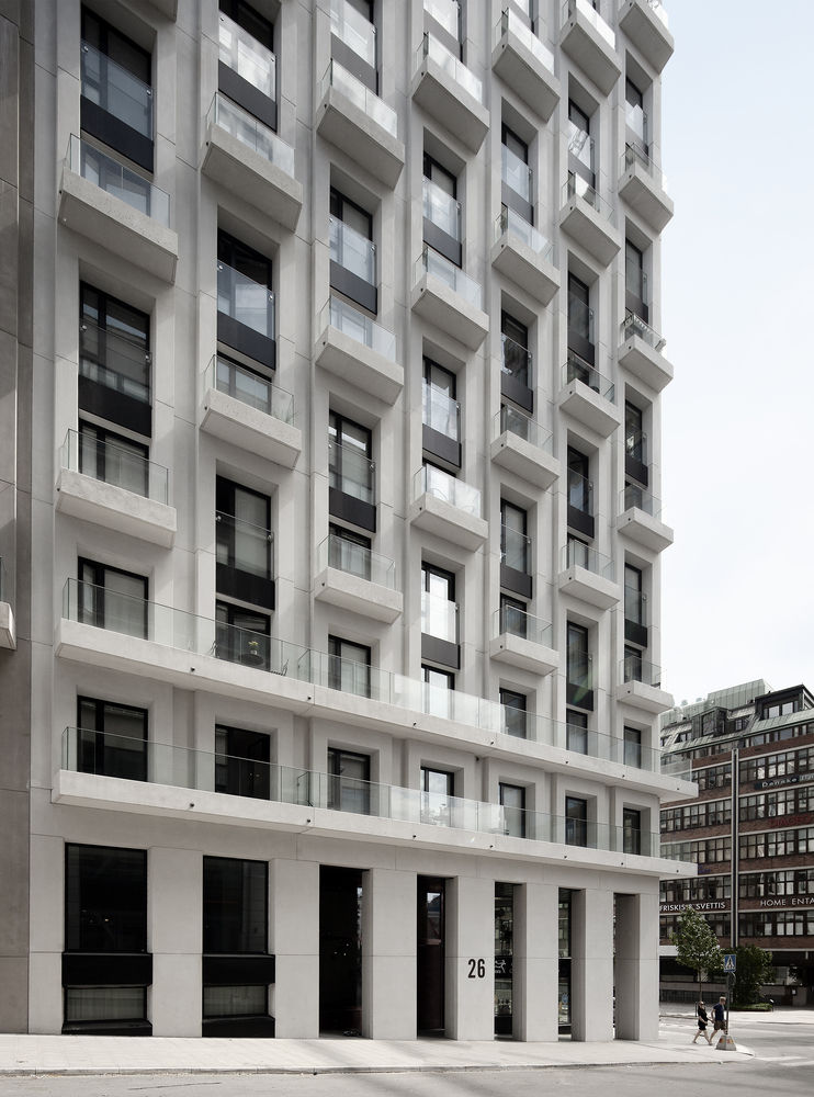 斯德哥尔摩 Haga Nova 住宅区——现代美式高层建筑风格
