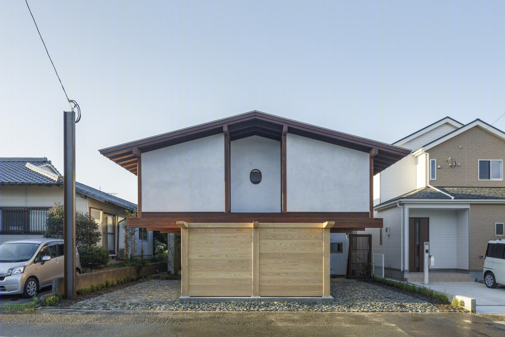 日本福冈 Chikugo 平原简约现代住宅设计
