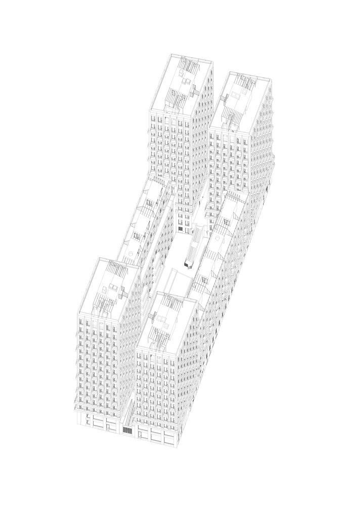 斯德哥尔摩 Haga Nova 住宅区——现代美式高层建筑风格